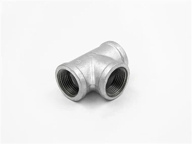 Поцинкована ковък желязна тръба фитинг